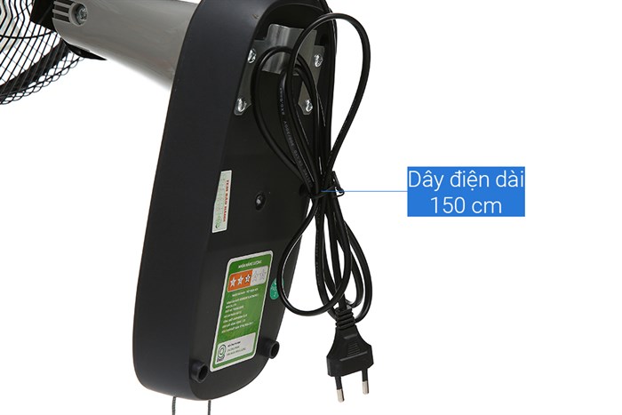 Quạt treo tường Kangaroo 5 cánh KG723 55W Màu Xám