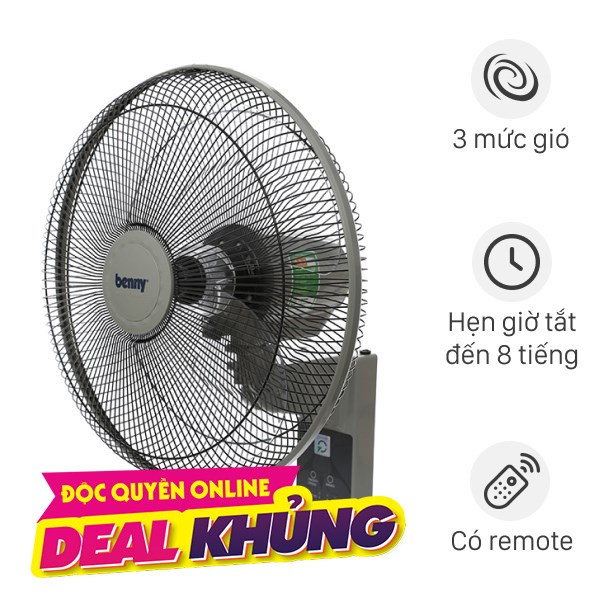 Quạt treo tường Benny 3 cánh FMW16 50W