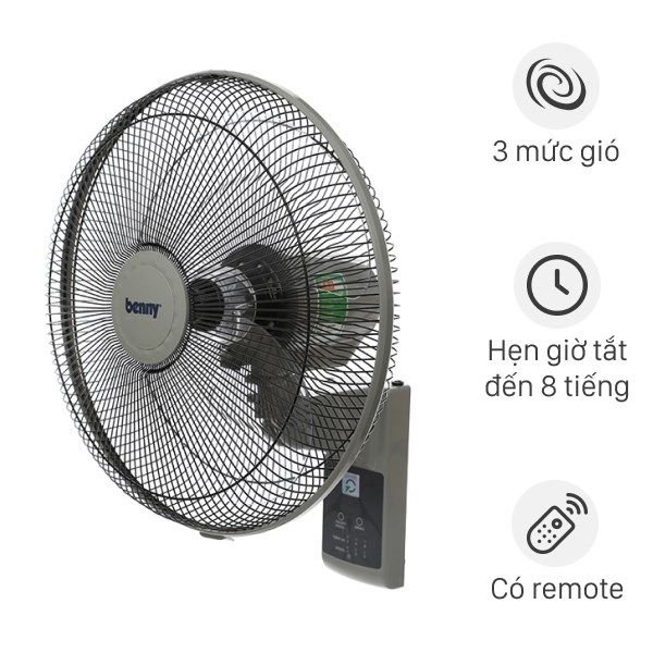 Quạt treo tường Benny  3 cánh FMW16 50W
