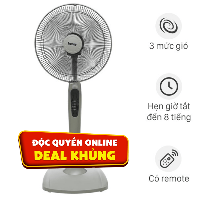 Quạt đứng Benny  3 cánh FM16GX 50W