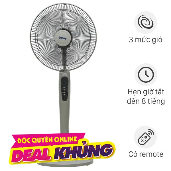 Quạt đứng Benny 3 cánh FM16GX 50W