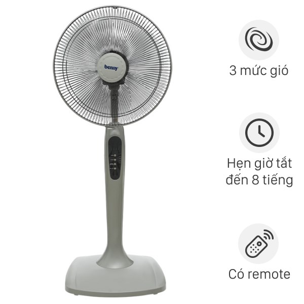 Quạt Đứng Benny 3 Cánh Fm16Gx 50W