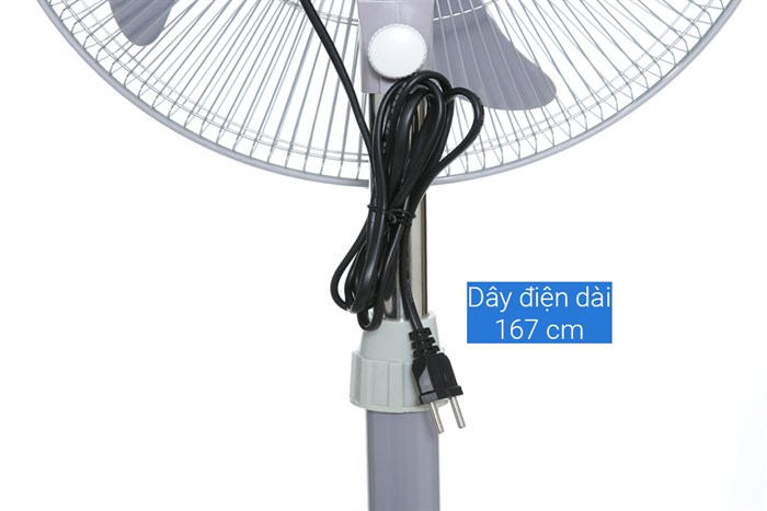 Quạt đứng Asia 5 cánh VY539790 55W Màu Xám