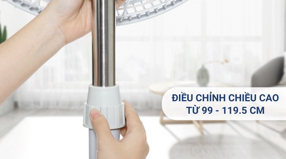 Quạt đứng Asia 6 cánh VY639990 80W