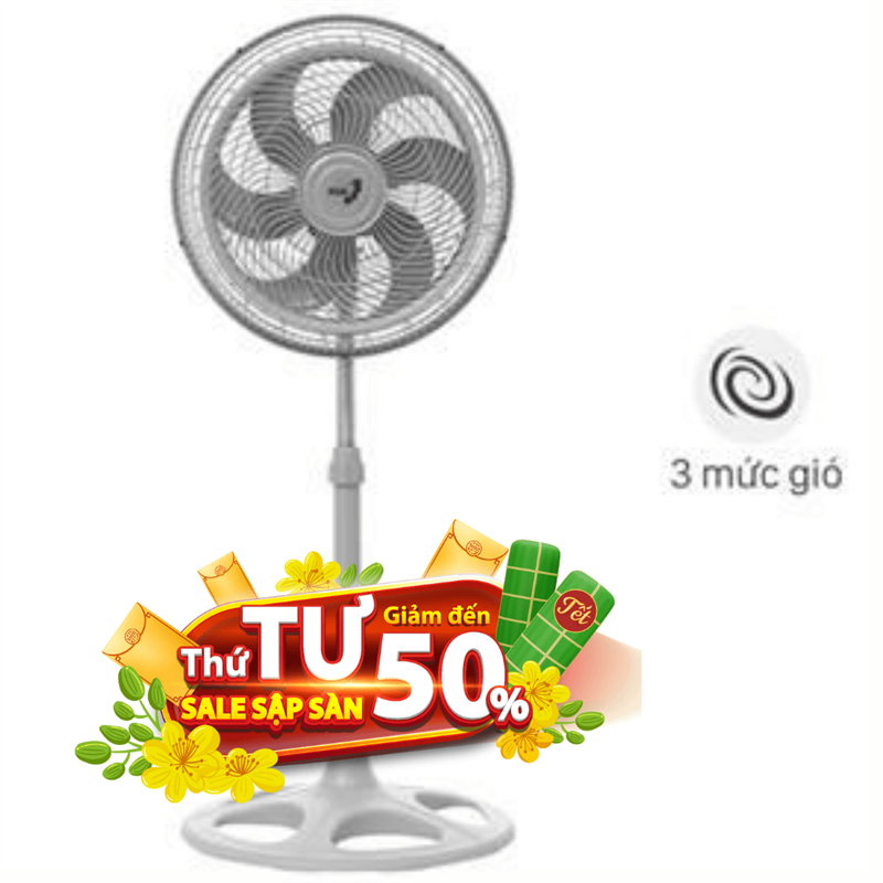 Quạt đứng Asia  6 cánh VY639990 80W