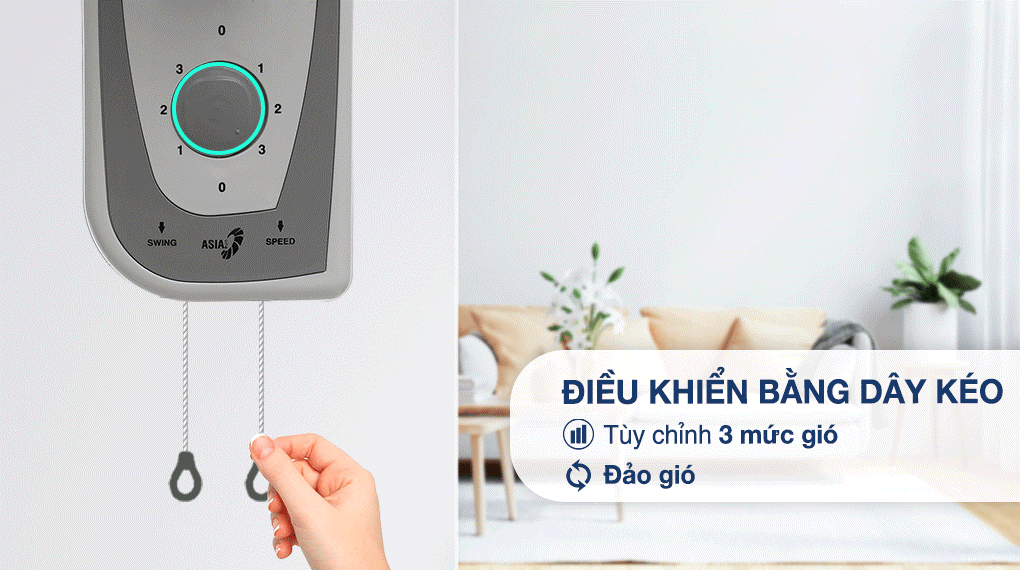 Quạt treo tường Asia 3 cánh VY357690 55W