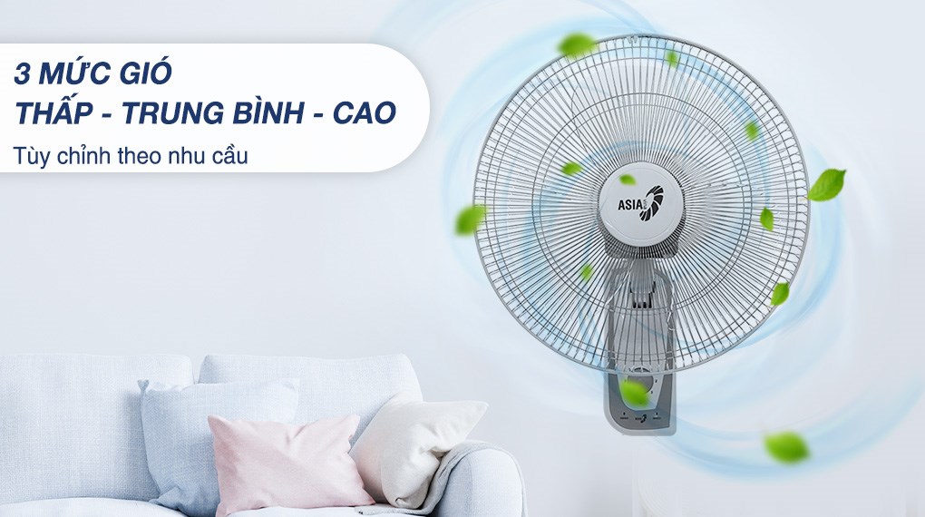 Quạt treo tường Asia 3 cánh VY357690 55W
