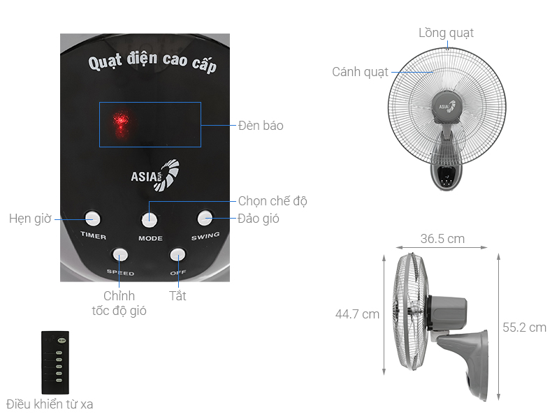 Quạt treo Asia VY377990