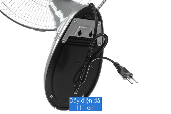 Quạt treo tường Asia 3 cánh VY377990 55W Màu Xám