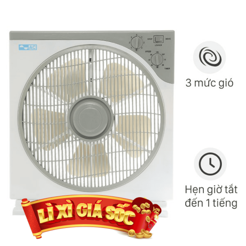 Quạt hộp AC  5 cánh ABF01A125 40W