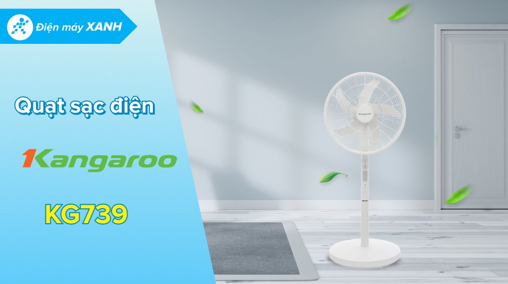 Quạt sạc điện Kangaroo KG739