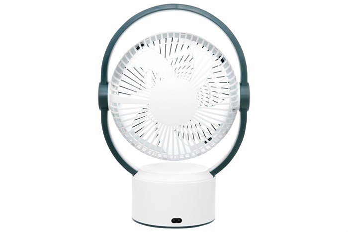 Quạt sạc điện Sunhouse 5 cánh SHD7116 25W Màu Trắng - Xanh