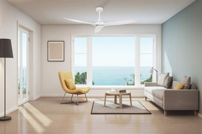 Quạt trần Benny 3 cánh BDC60RM 33W Trắng có thiết kế hiện đại, màu sắc sang trọng