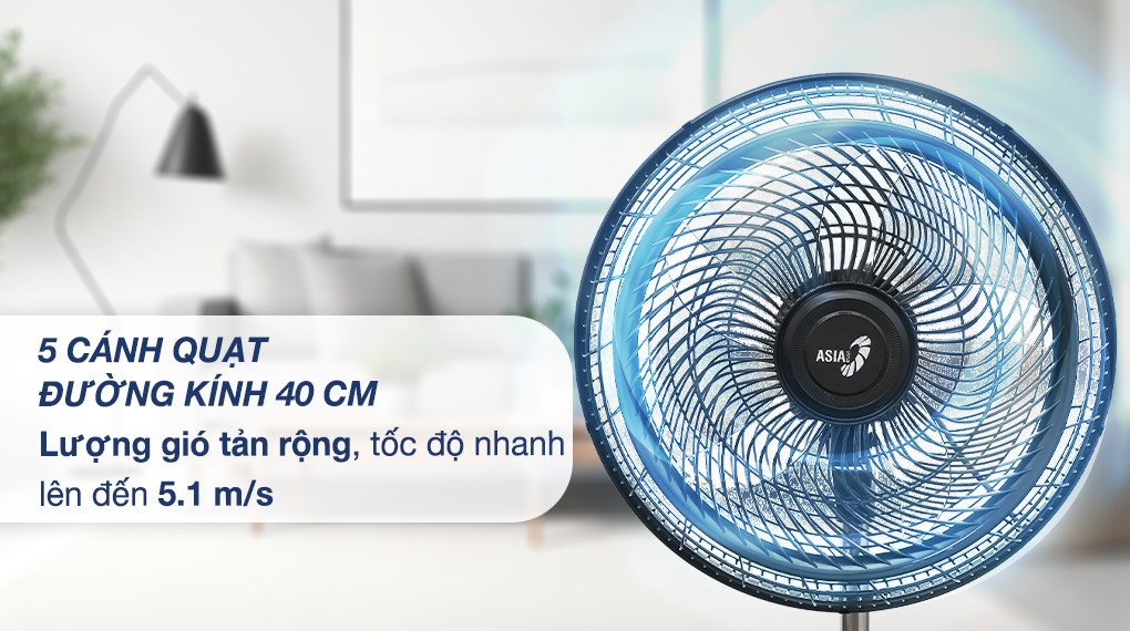 Quạt đứng Asia 5 cánh VY619990 55W