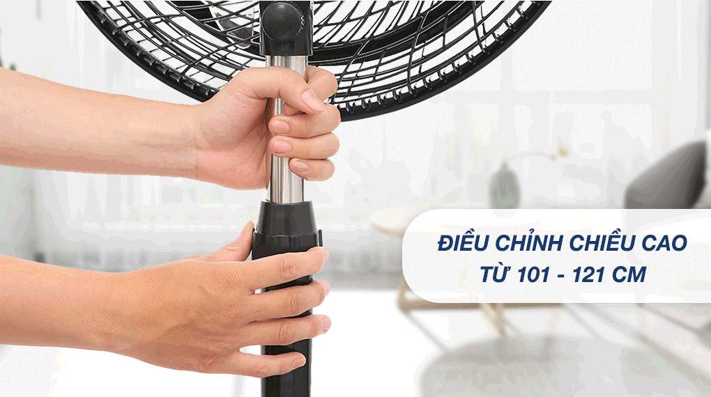 Quạt đứng Asia 5 cánh VY619990 55W