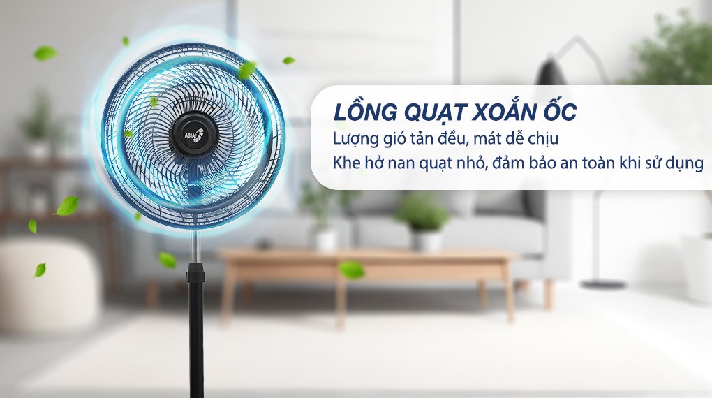 Quạt đứng Asia 5 cánh VY619990 55W
