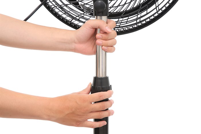 Quạt đứng Asia 5 cánh VY619990 55W Màu Đen