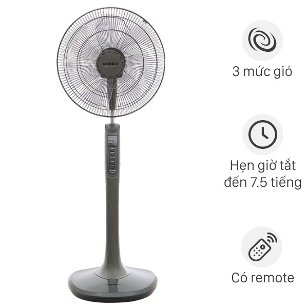 Quạt Đứng Senko 7 Cánh Dr1608 65W