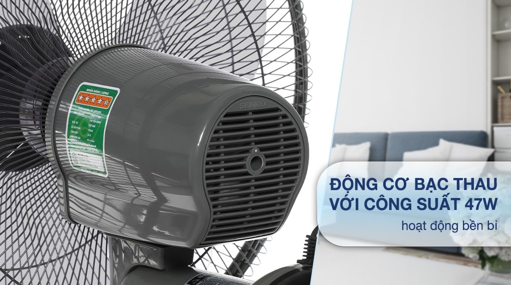 Quạt treo tường Senko 3 cánh TR1628 47W