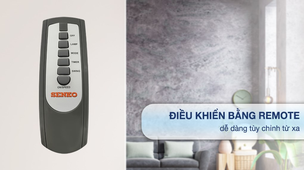 Quạt treo tường Senko 3 cánh TR1628 47W