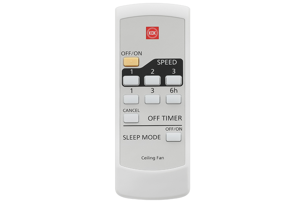 Quạt trần KDK M56XR(SIL) - Remote