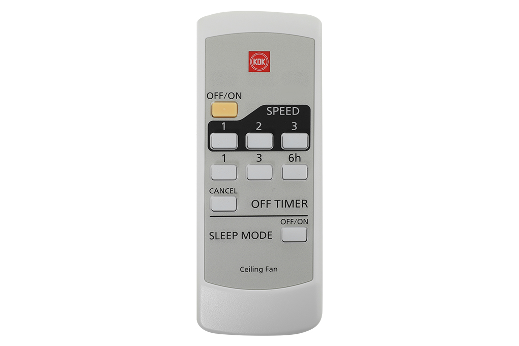 Quạt trần KDK M11SU(SIL) bạc - Remote