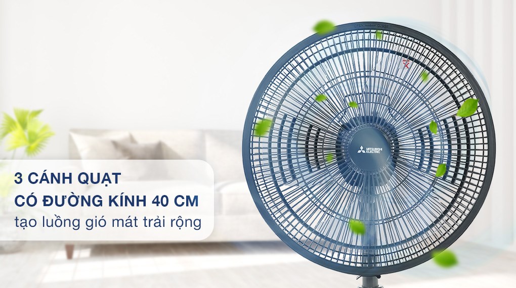 Quạt lửng Mitsubishi Electric 3 cánh R16A-GB CY-GY 45W