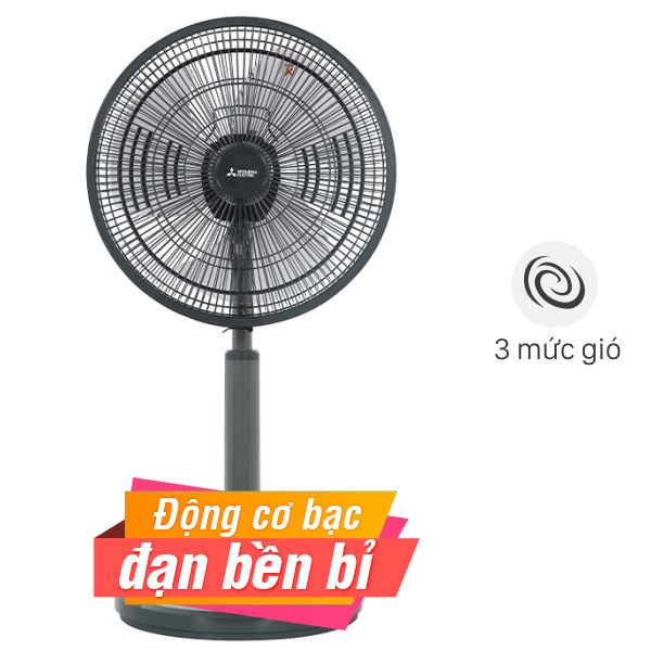 Quạt lửng Mitsubishi Electric  3 cánh R16A-GB CY-GY 45W