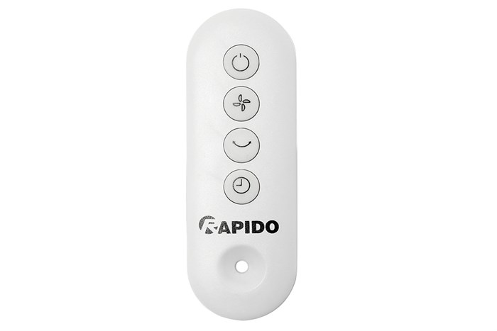 Quạt sạc điện Rapido 7 cánh RBF-30 30W Màu Trắng