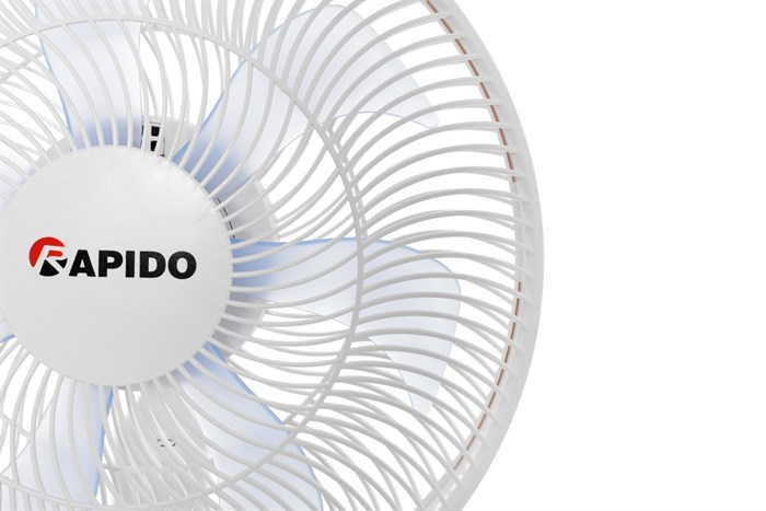 Quạt sạc điện Rapido 7 cánh RBF-30 30W Màu Trắng