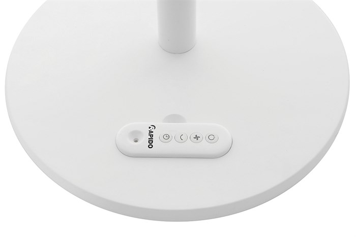 Quạt sạc điện Rapido 7 cánh RBF-30 30W Màu Trắng