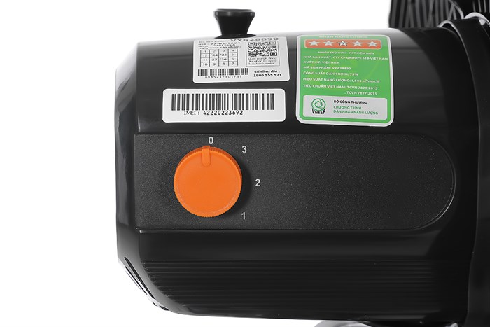 Quạt lửng Asia VY628890 75W Màu Đen