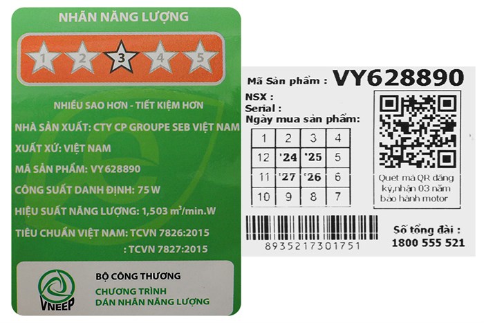 Quạt lửng Asia VY628890 75W Màu Đen