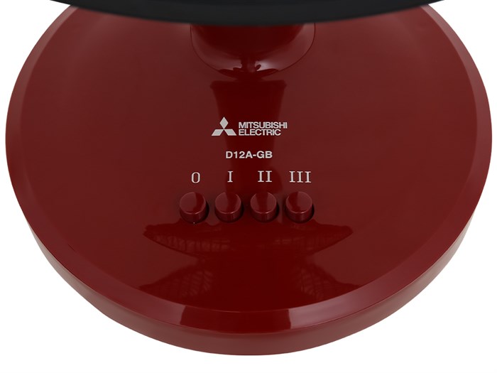 Quạt bàn Mitsubishi Electric 5 cánh D12A-GB CY-RD 37W Màu Đỏ