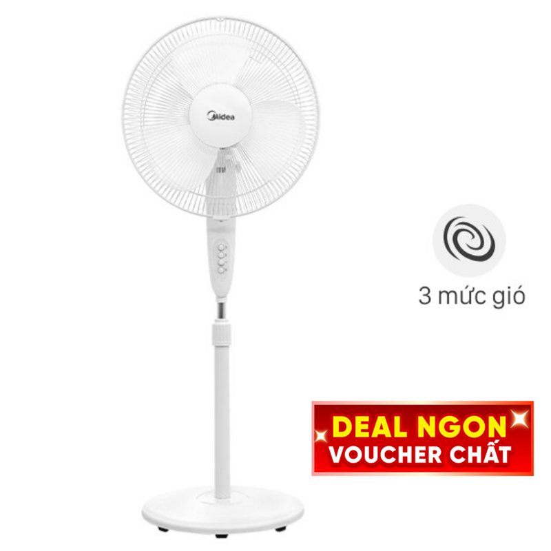 Quạt đứng Midea  3 cánh MFS400M0BPW 55W
