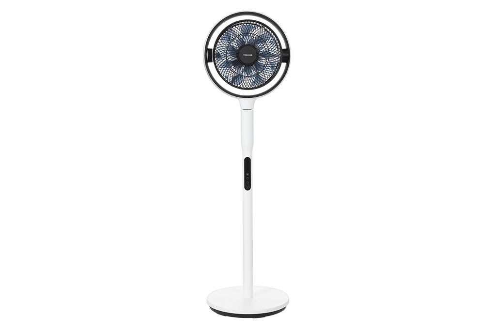 Quạt tuần hoàn Toshiba trước 7 cánh - sau 9 cánh F-DSC80XVN(W) 25W Màu Trắng - Đen