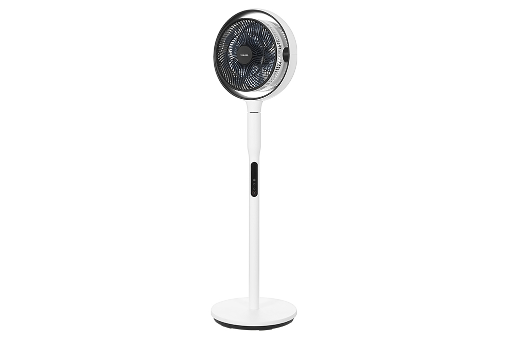 Quạt tuần hoàn Toshiba trước 7 cánh - sau 9 cánh F-DSC80XVN(W) 25W Màu Trắng - Đen