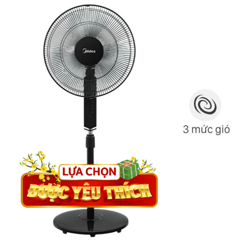 Quạt đứng Midea 3 cánh FS40-10NAVN(K) 55W