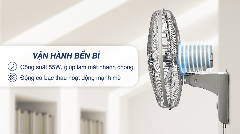 Quạt treo tường AC 3 cánh AWF03A163 55W