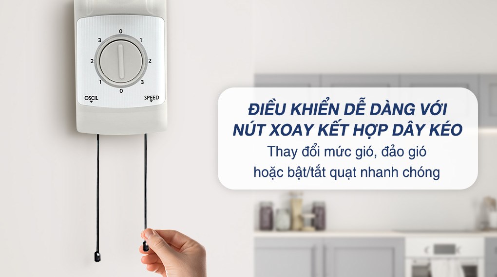 Quạt treo tường AC 3 cánh AWF03A163 55W