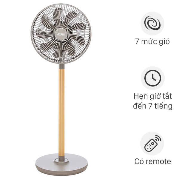 Quạt tuần hoàn Sunhouse 9 cánh APF7326B 38W