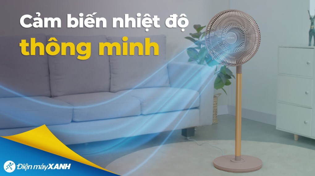 Quạt tuần hoàn Sunhouse Apex 9 cánh APF7326B 38W