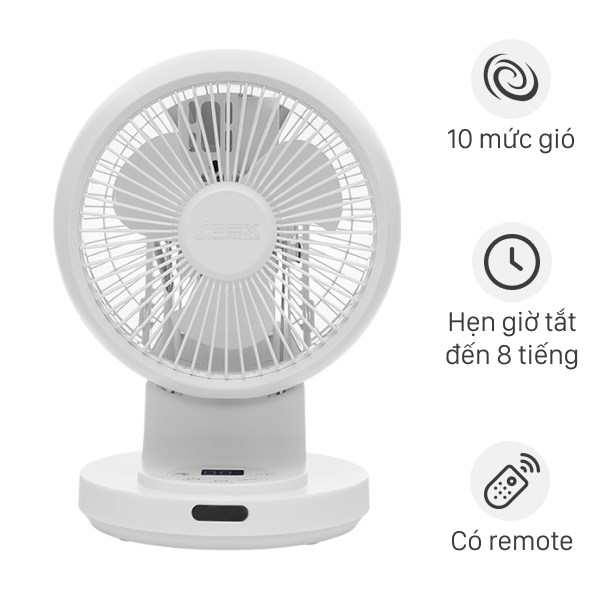 Quạt bàn Sunhouse 3 cánh APF7316W 18W
