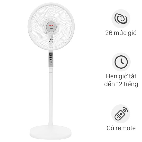 Quạt đứng Tefal 7 cánh DC inverter VH699690 60W