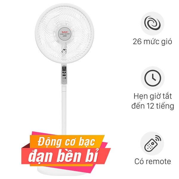 Quạt đứng Tefal  7 cánh DC inverter VH699690 60W
