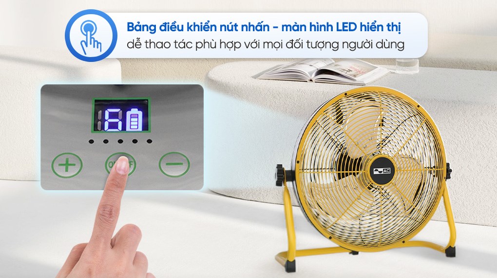 Quạt sạc điện AC 3 cánh ARF01D123 12W