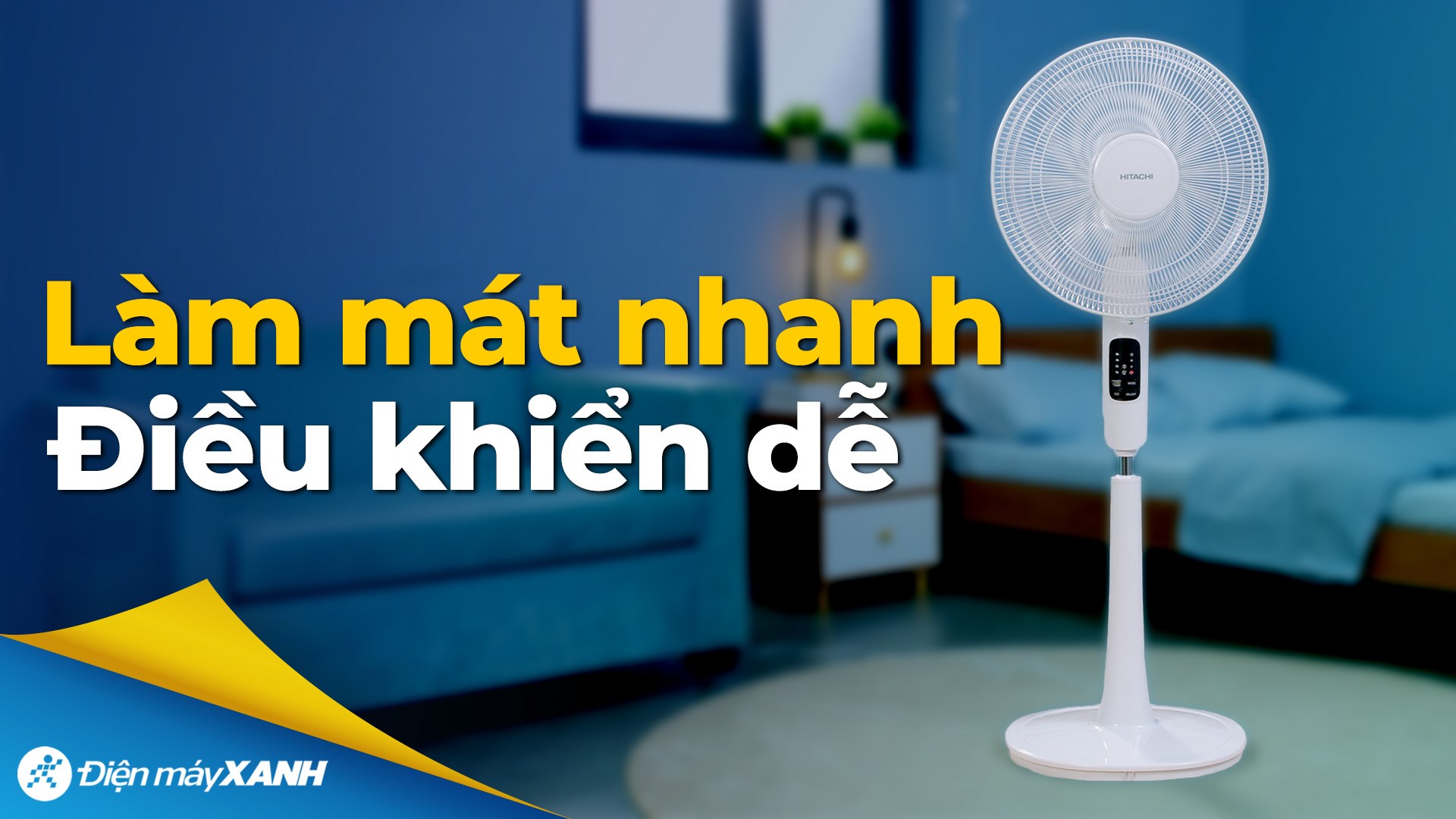 Quạt đứng Hitachi LF-A6RCWN 55W