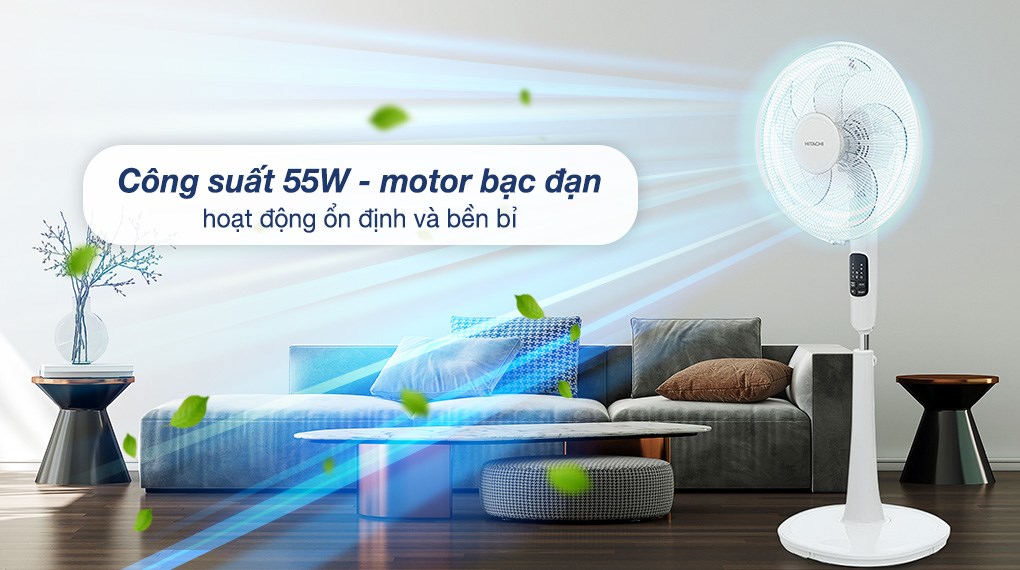 Quạt đứng Hitachi LF-A6RCWN 55W