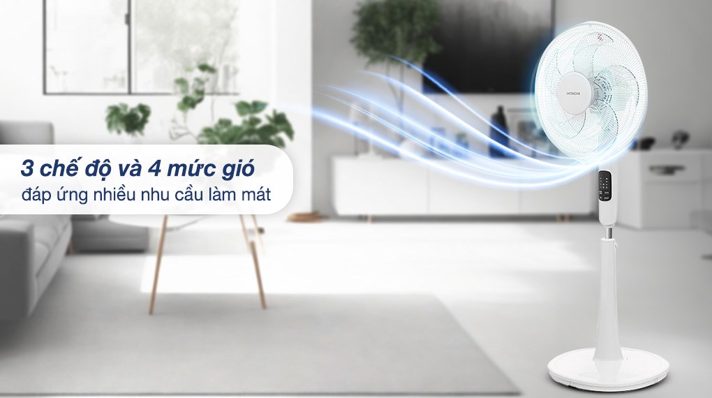 Quạt đứng Hitachi LF-A6RCWN 55W