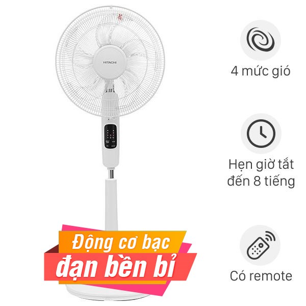 Quạt đứng Hitachi  5 cánh LF-A6RCWN 55W